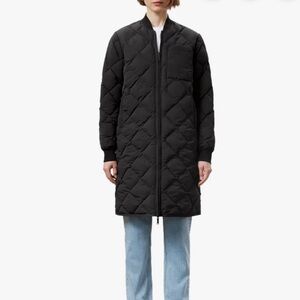 Frank & Oak Women's Hunter Green Skyline Bomber Jacket Size Small